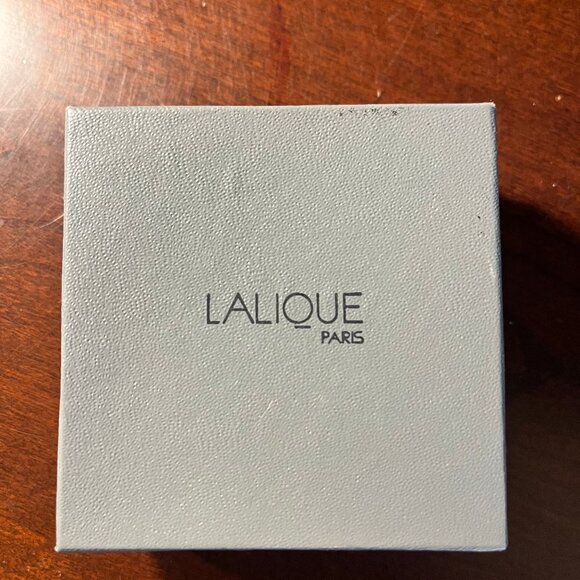 LALIQUE Clear Crystal Mistletoe Ornament - 1988 - Picture 5 of 8